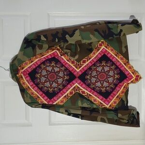 Camo Print Jacket Size Small